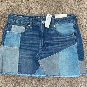 AE High Rise Festival Mini Skirt NWT